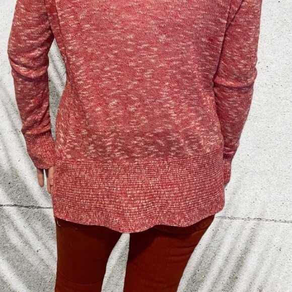 Cato Red & White Open Front Sweater - Picture 3 of 3